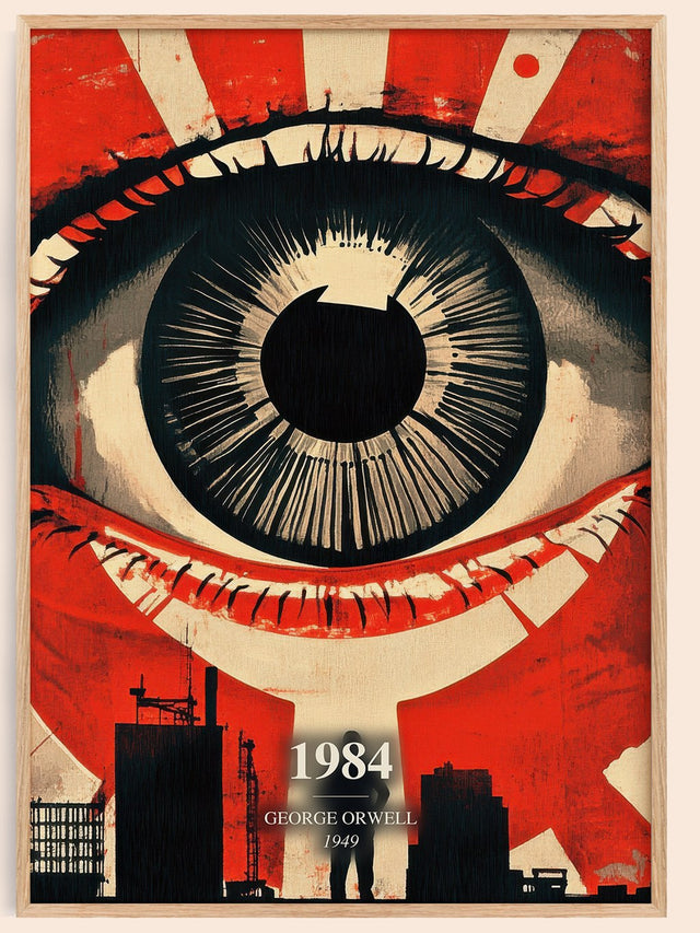 1984 Book Watercolour Illustration by George Orwell