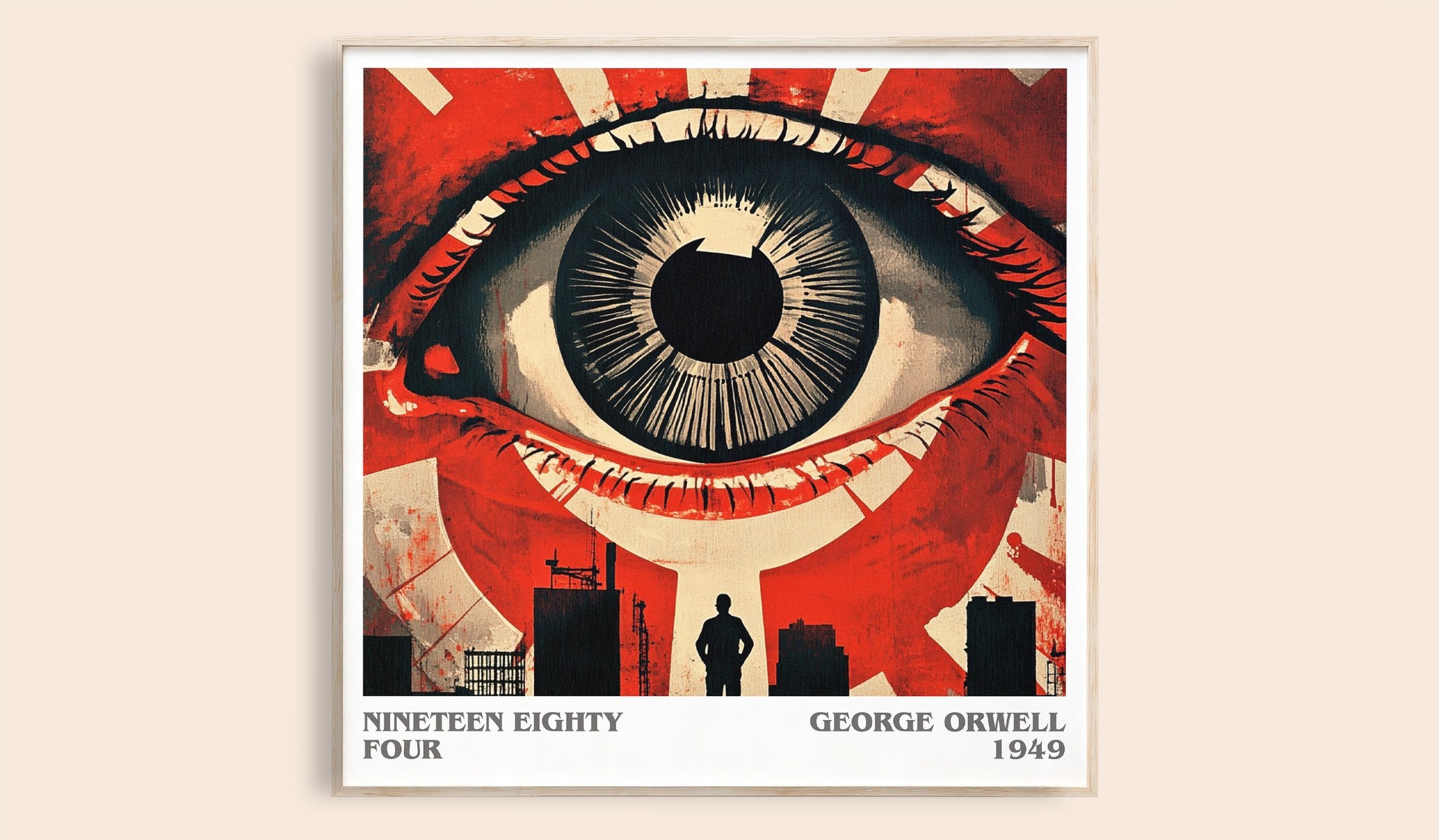 1984 Literary Art Print by George Orwell