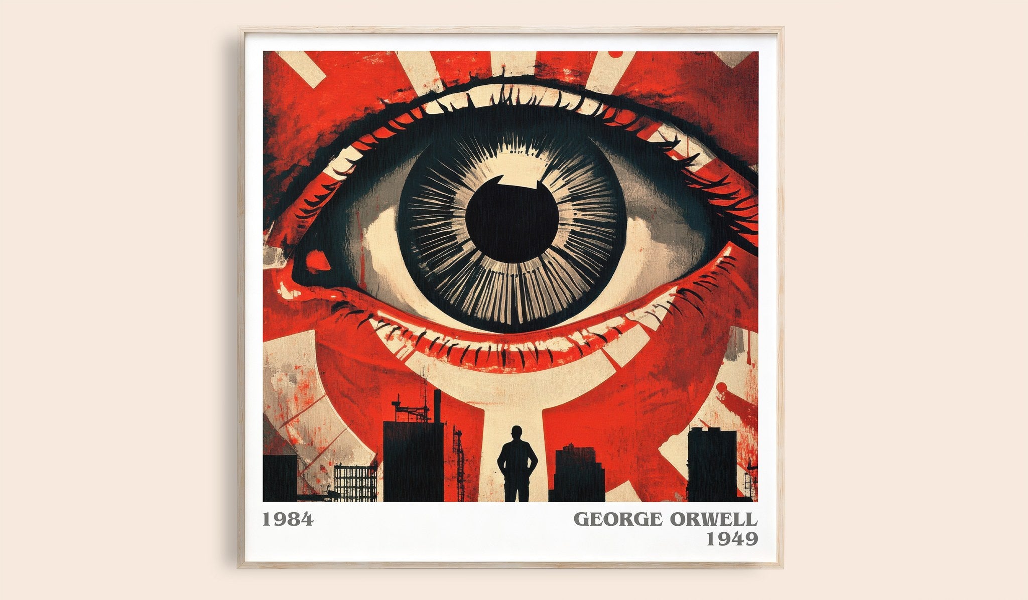 1984 Literary Art Print by George Orwell