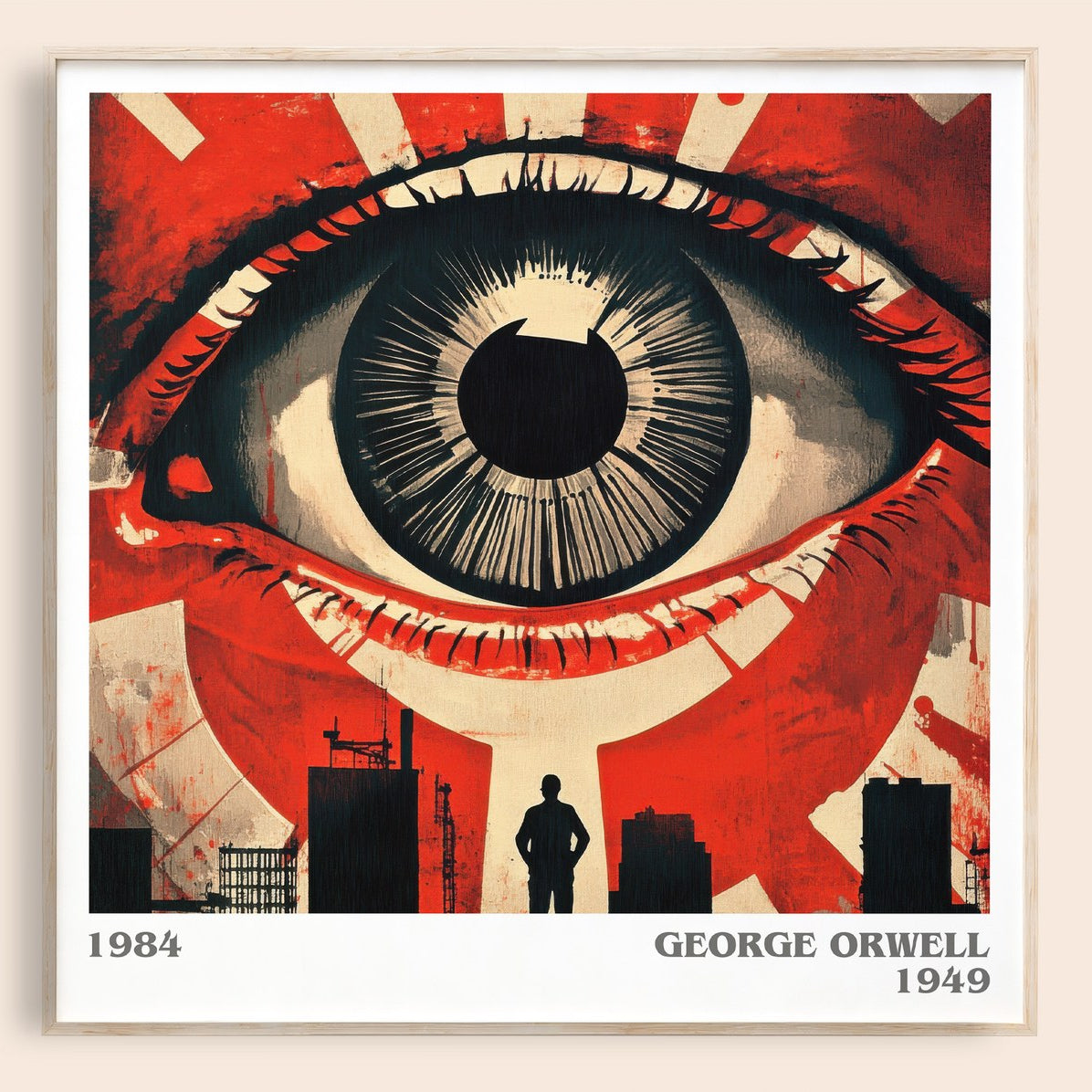 1984 Literary Art Print by George Orwell