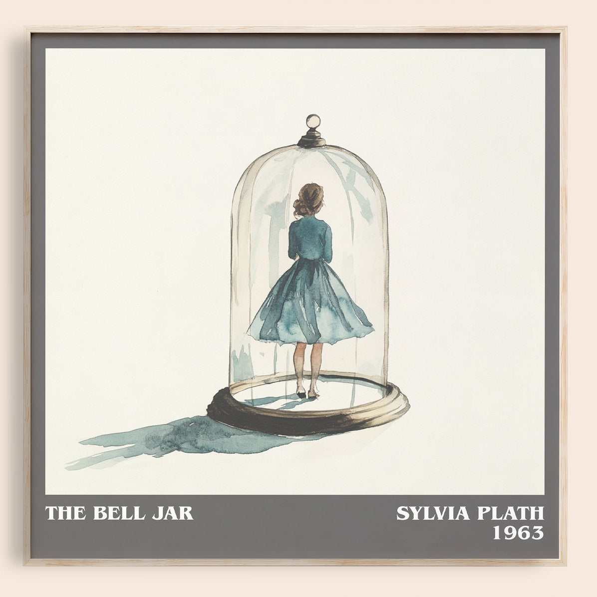 The Bell Jar Literary Art Print by Sylvia Plath