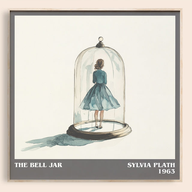 The Bell Jar Literary Art Print by Sylvia Plath