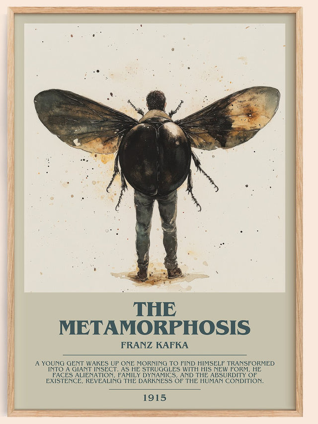 Metamorphosis Bookish Wall Art by Frank Kafka