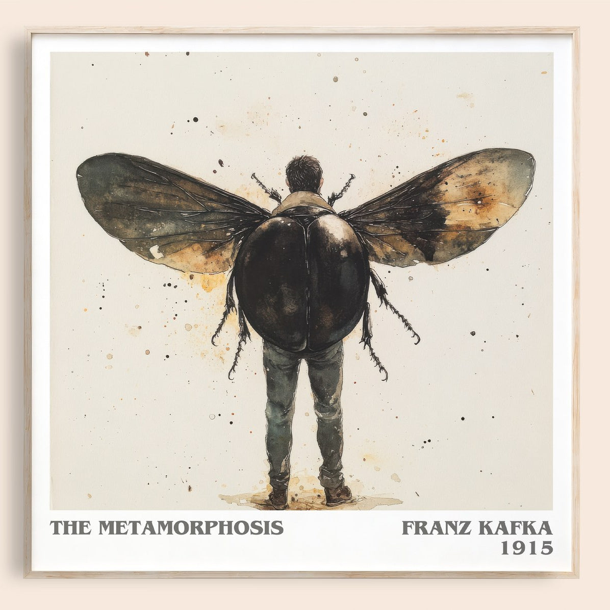 Metamorphosis Literary Art Print by Frank Kafka