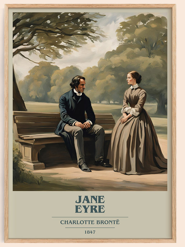 Jane Eyre Book Cover Poster by Charlotte Brontë