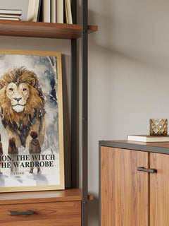 The Lion, The Witch And The Wardrobe book watercolour illustration paper finish options – matte satin gloss
