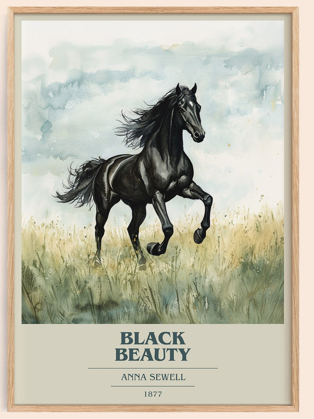 Black Beauty Book Cover Poster by Anna Sewell