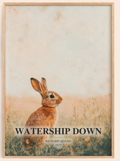 Watership Down Book Watercolour Illustration by Richard Adams