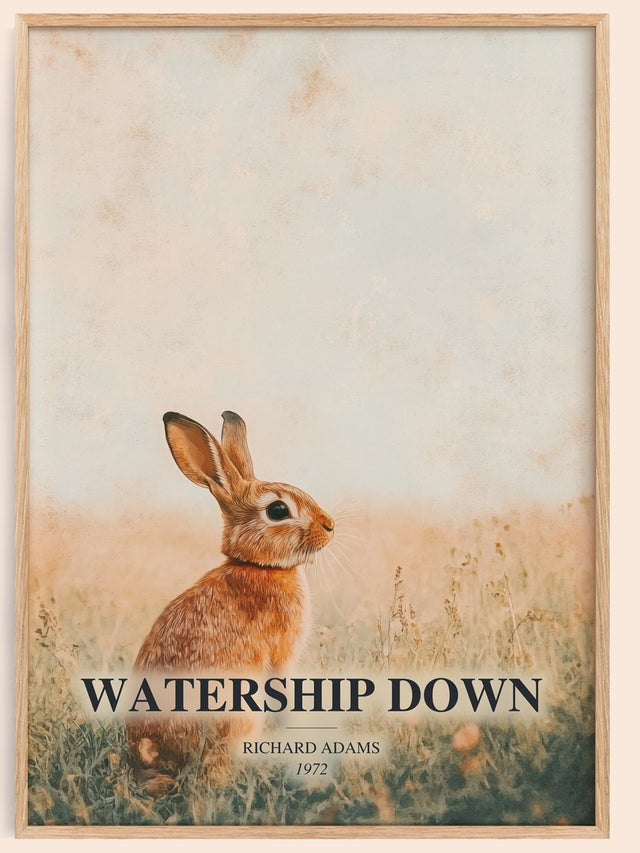 Watership Down Book Watercolour Illustration by Richard Adams
