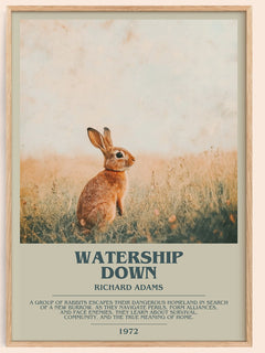 Watership Down Bookish Wall Art by Richard Adams