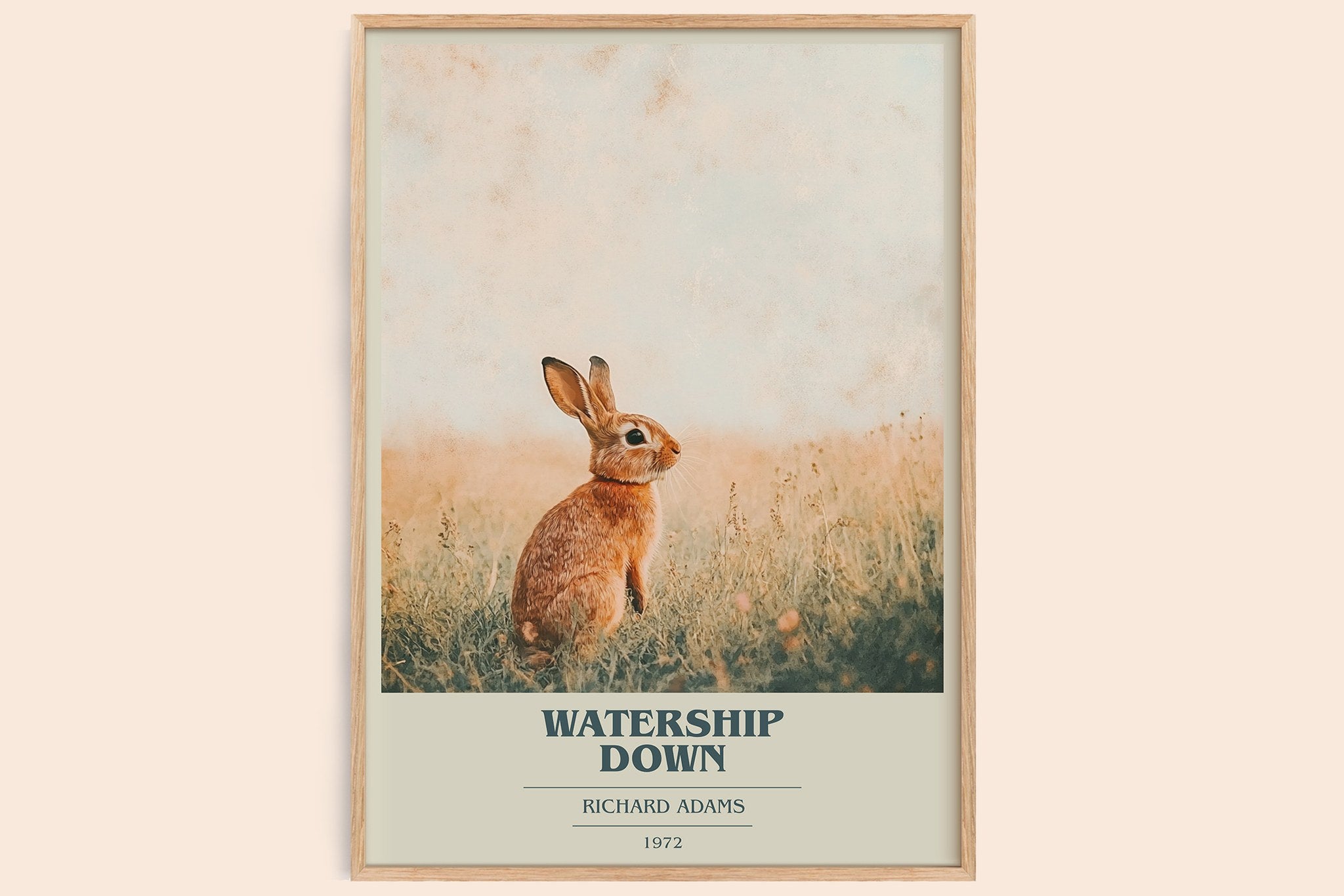 Watership Down Book Cover Poster by Richard Adams