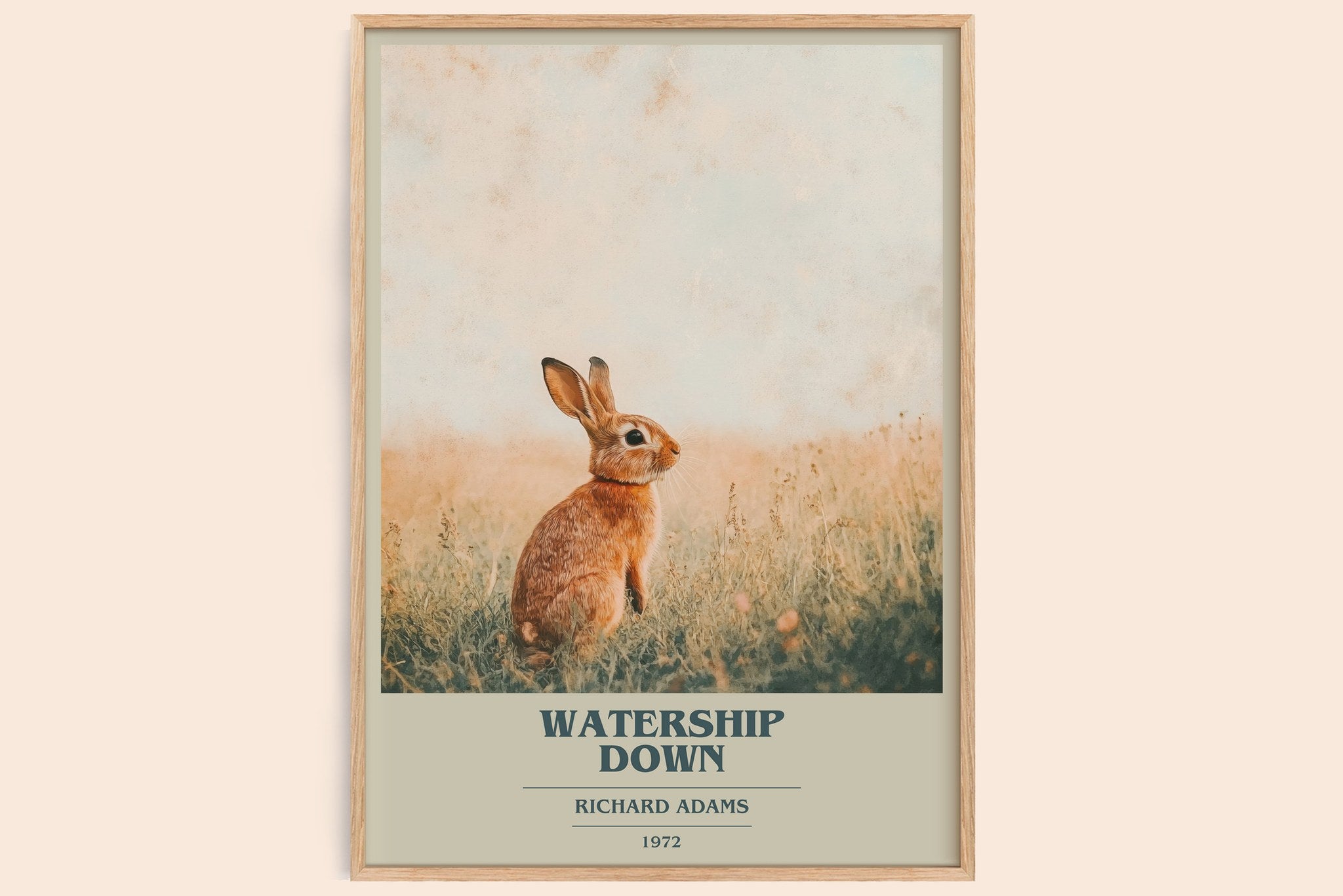 Watership Down Book Cover Poster by Richard Adams