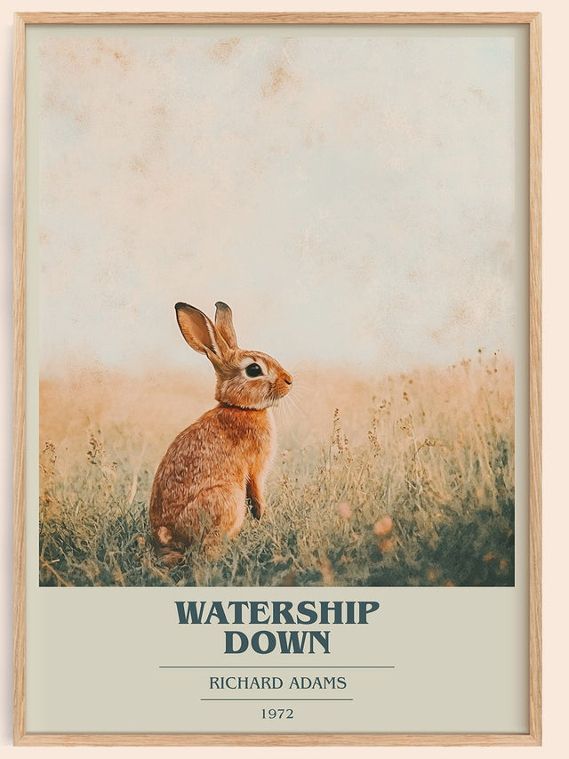 Watership Down Book Cover Poster by Richard Adams