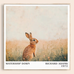 Watership Down Literary Art Print by Richard Adams