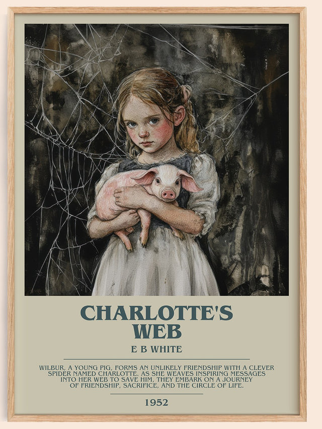 Charlotte's Web Bookish Wall Art by E B White