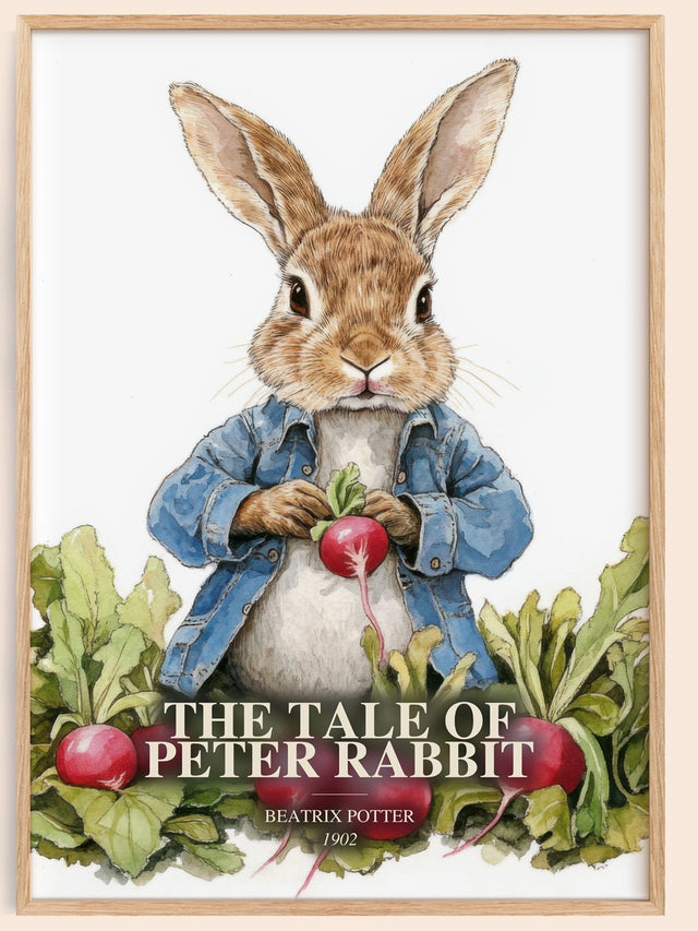 Tale Of Peter Rabbit Book Watercolour Illustration by Beatrix Potter