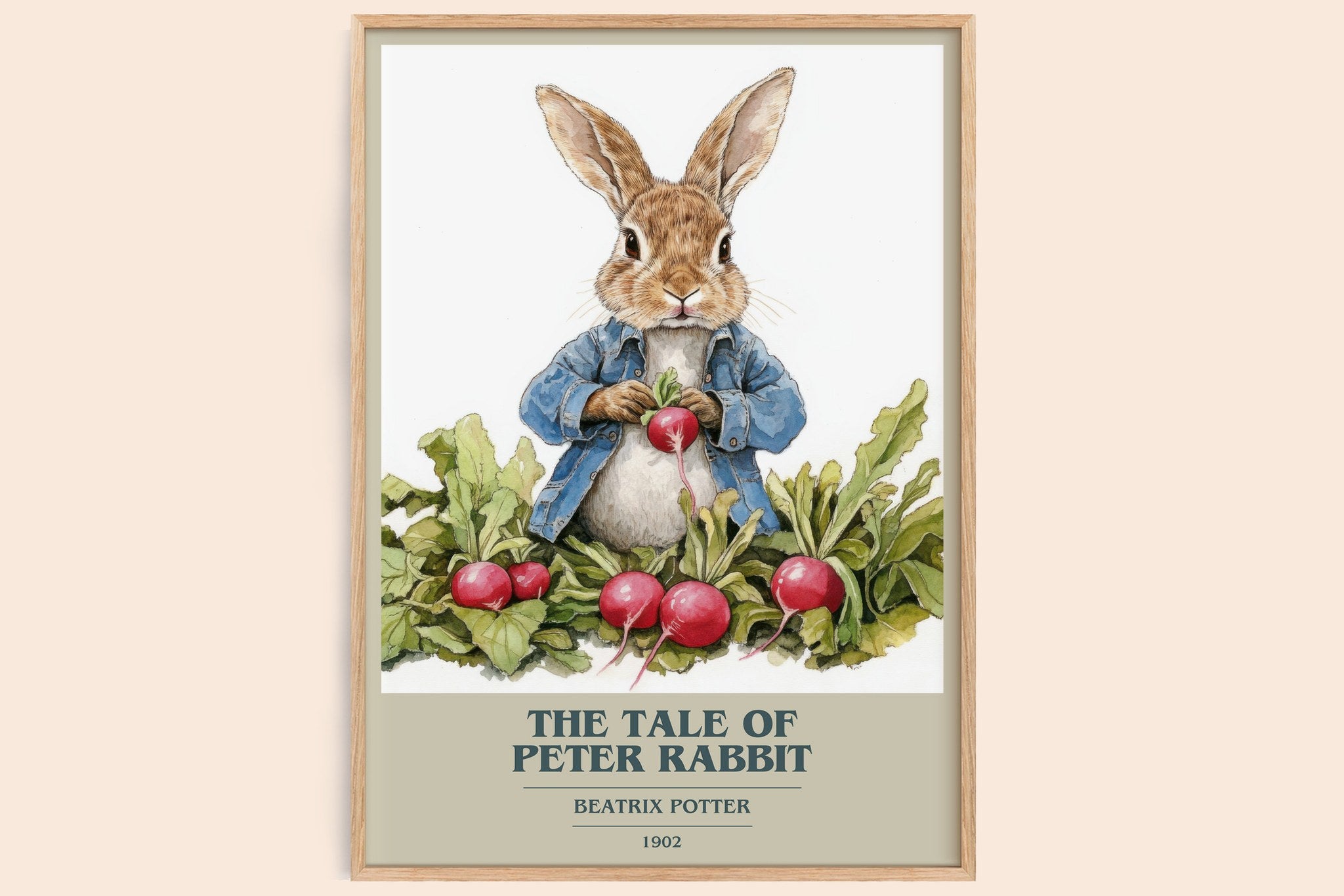The Tale of Peter Rabbit Book Cover Poster by Beatrix Potter
