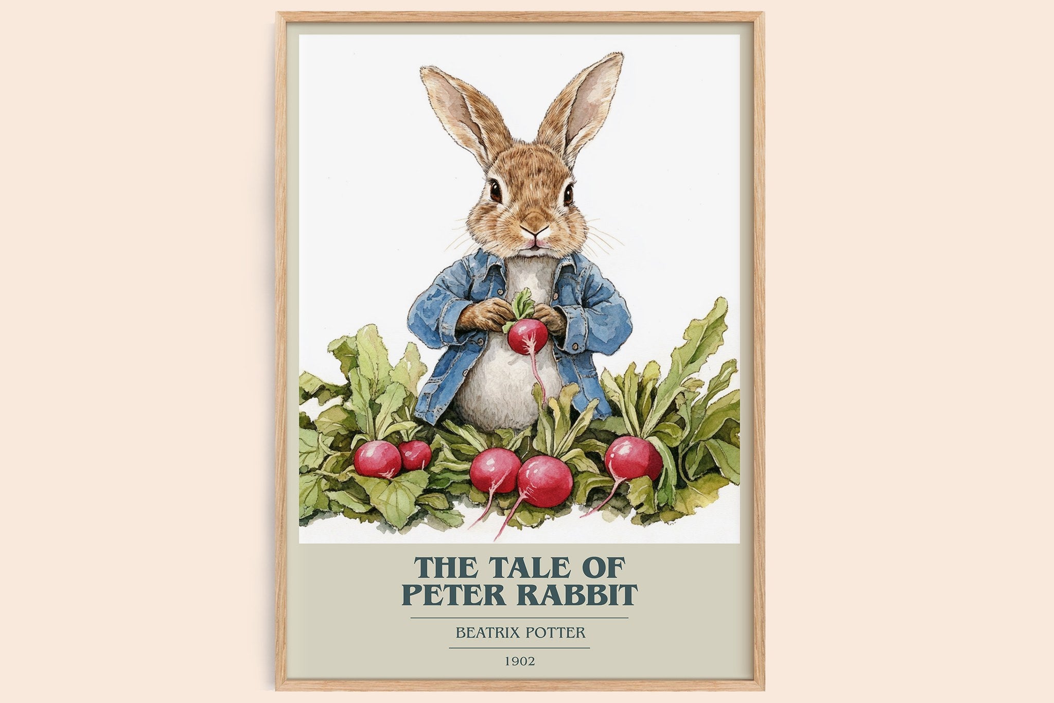 The Tale of Peter Rabbit Book Cover Poster by Beatrix Potter