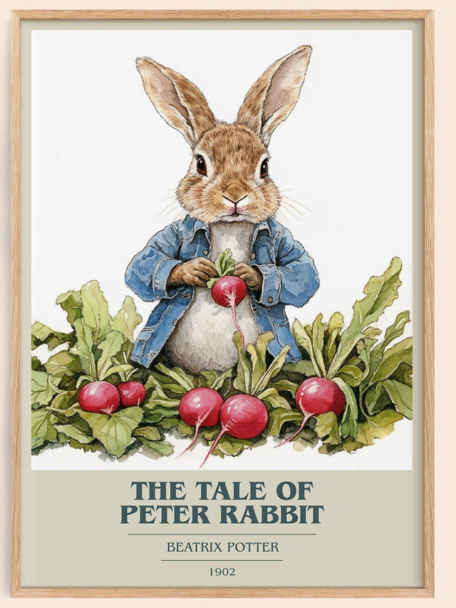 The Tale of Peter Rabbit Book Cover Poster by Beatrix Potter