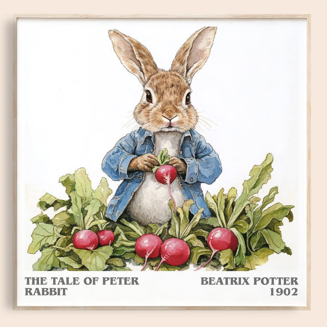 The Tale of Peter Rabbit Literary Art Print by Beatrix Potter