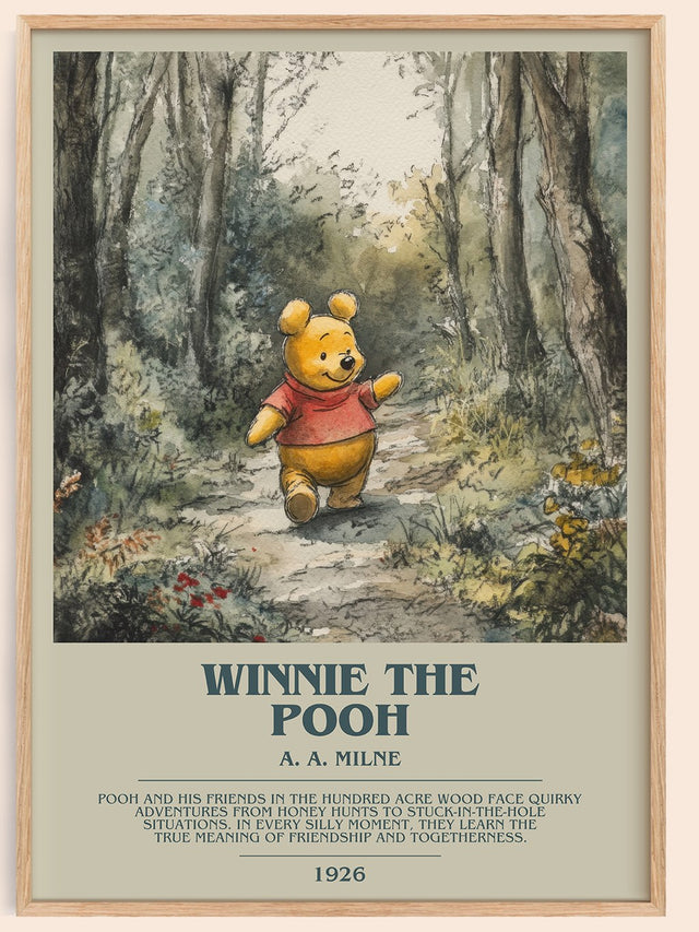 Winnie the Pooh Bookish Wall Art by A. A. Milne