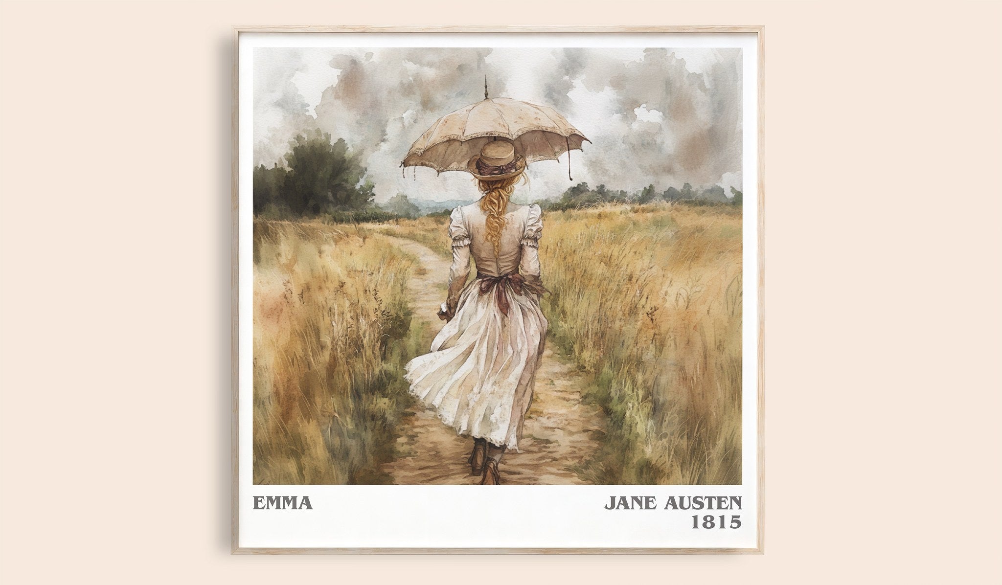 Emma Literary Art Print by Jane Austen