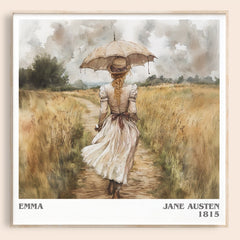Emma Literary Art Print by Jane Austen
