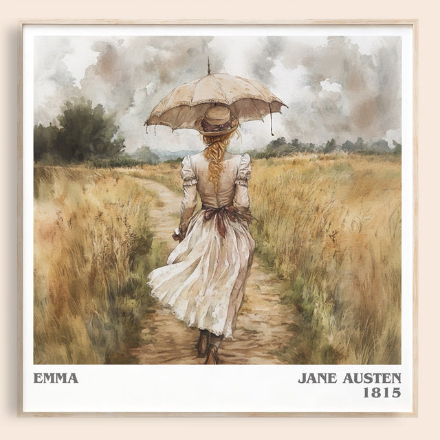 Emma Literary Art Print by Jane Austen