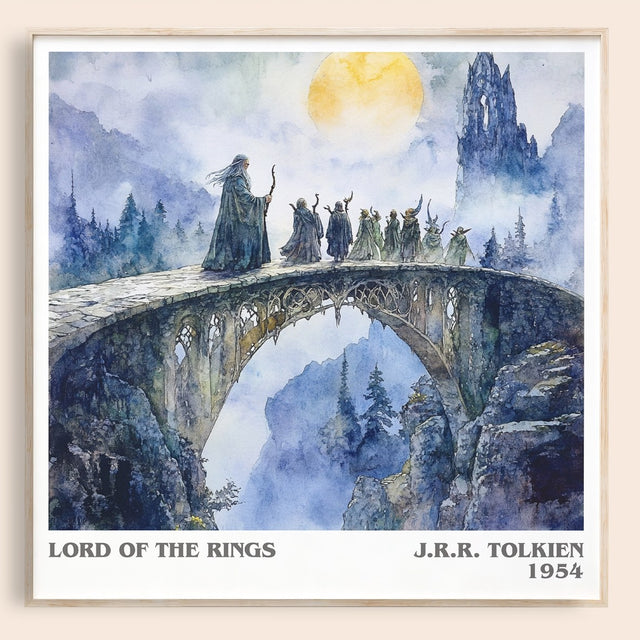 Lord Of The Rings Literary Art Print by J.R.R. Tolkien
