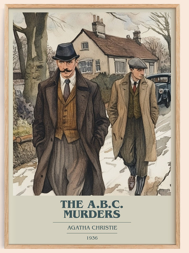 The A.B.C. Murders Book Cover Poster by Agatha Christie