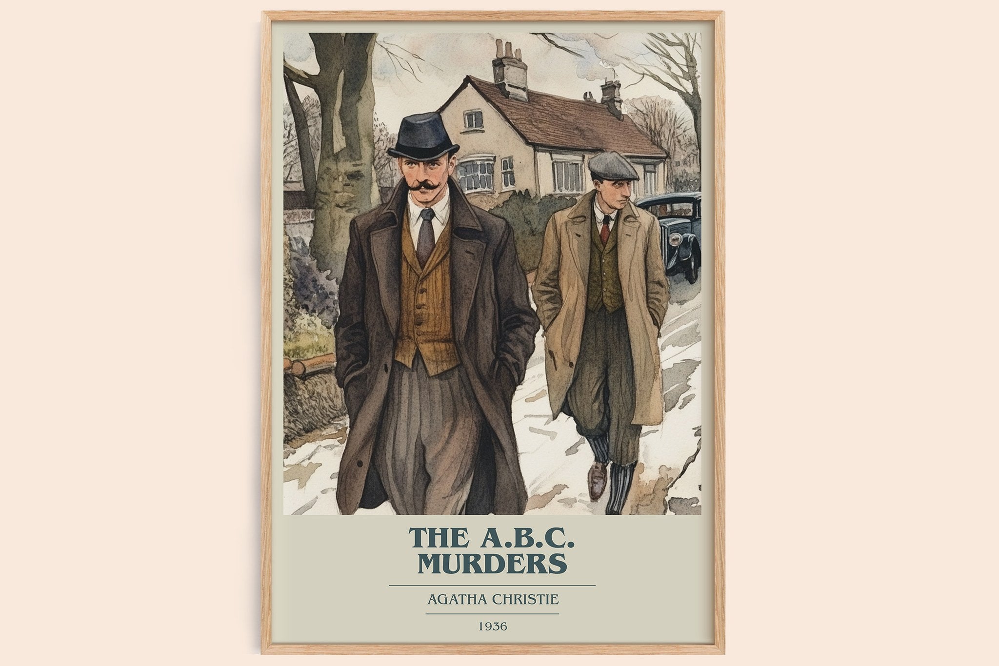 The A.B.C. Murders Book Cover Poster by Agatha Christie