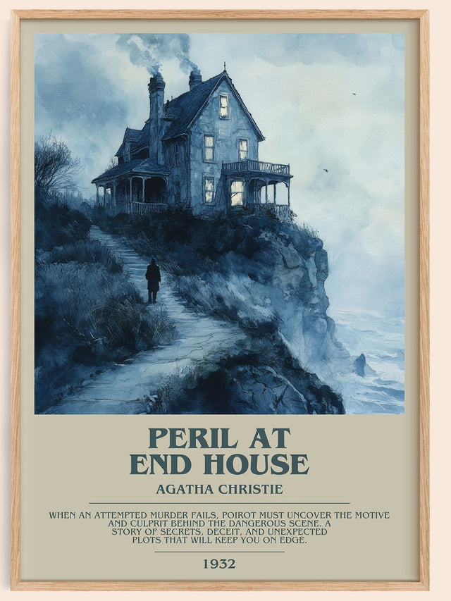 Peril at End House Bookish Wall Art by Agatha Christie