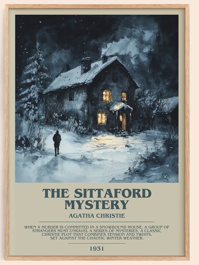 The Sittaford Mystery Bookish Wall Art by Agatha Christie