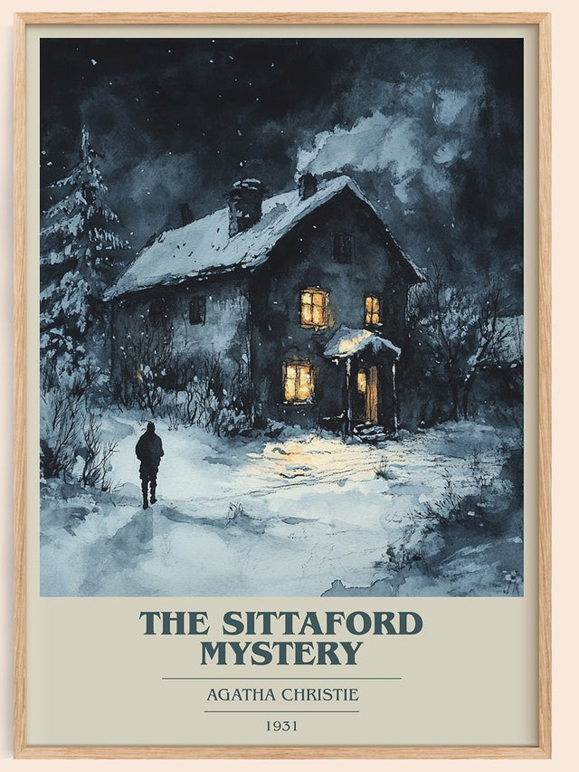 The Sittaford Mystery Book Cover Poster by Agatha Christie
