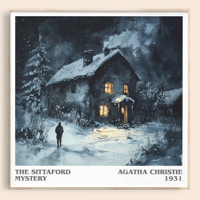 The Sittaford Mystery Literary Art Print by Agatha Christie