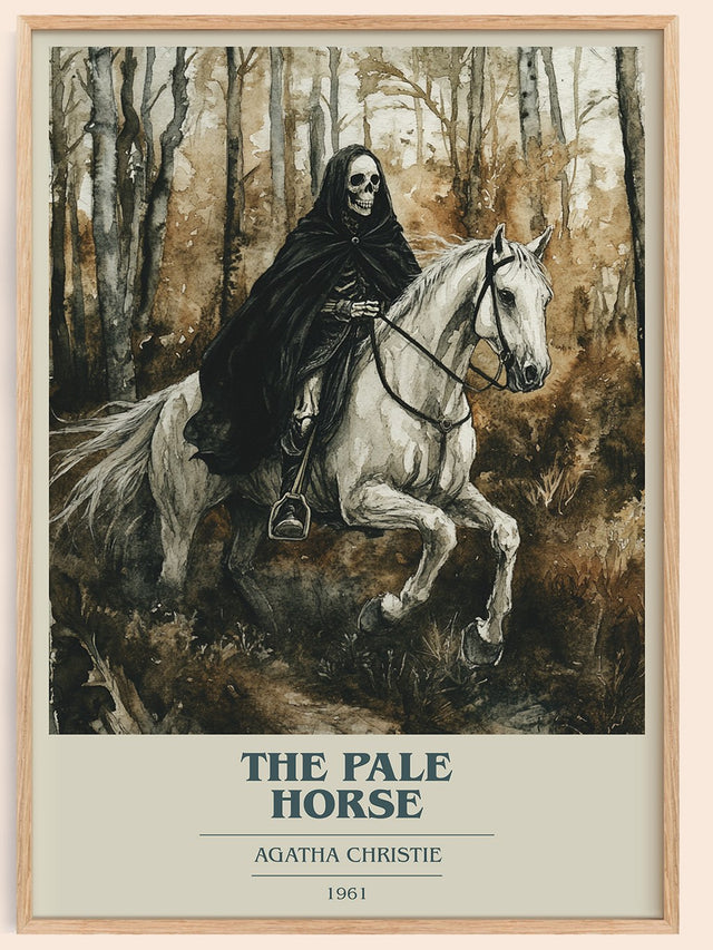 The Pale Horse Book Cover Poster by Agatha Christie