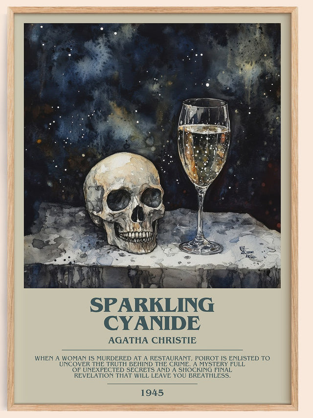 Sparkling Cyanide Bookish Wall Art by Agatha Christie