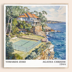 Towards Zero Literary Art Print by Agatha Christie