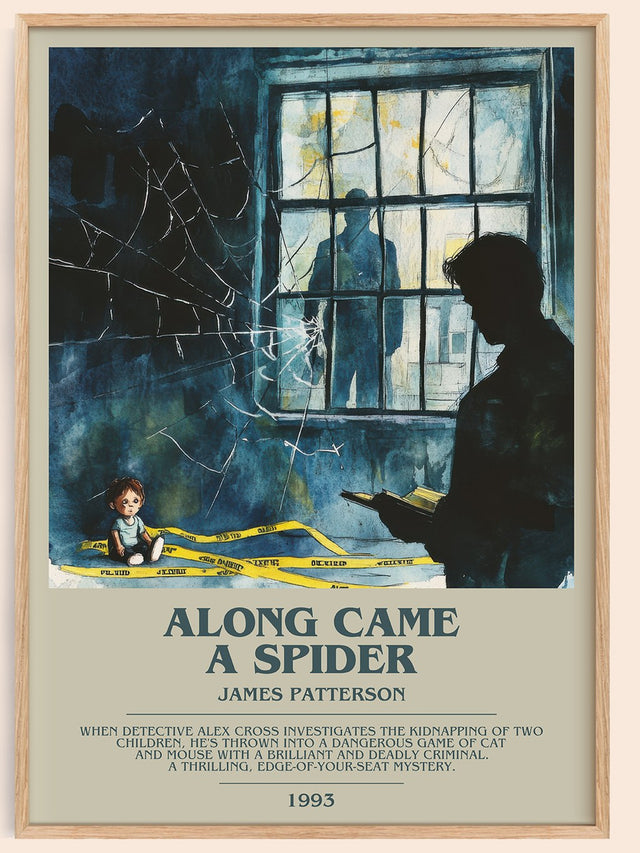 Along Came a Spider Bookish Wall Art by James Patterson