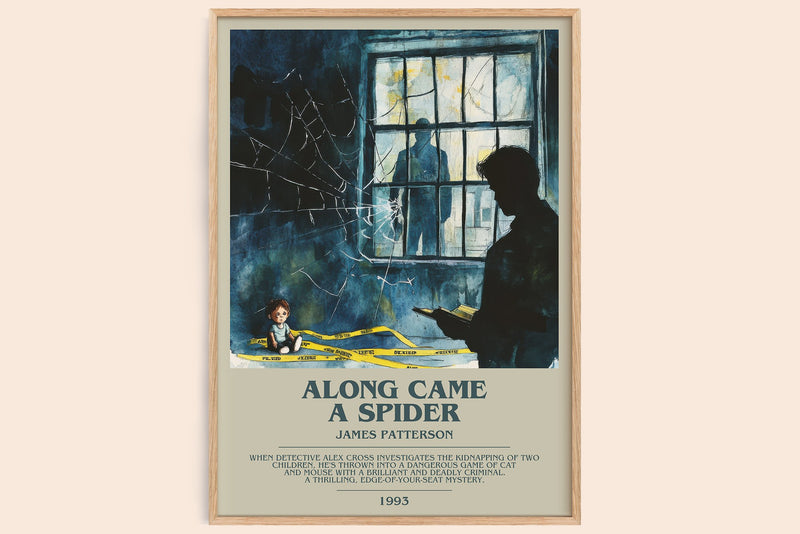 Along Came a Spider Bookish Wall Art by James Patterson (Modern style)