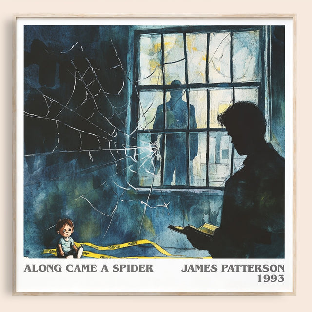 Along Came a Spider Literary Art Print by James Patterson