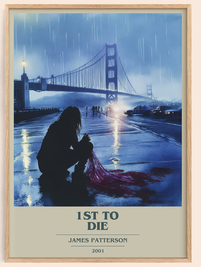 First To Die Book Cover Poster by James Patterson