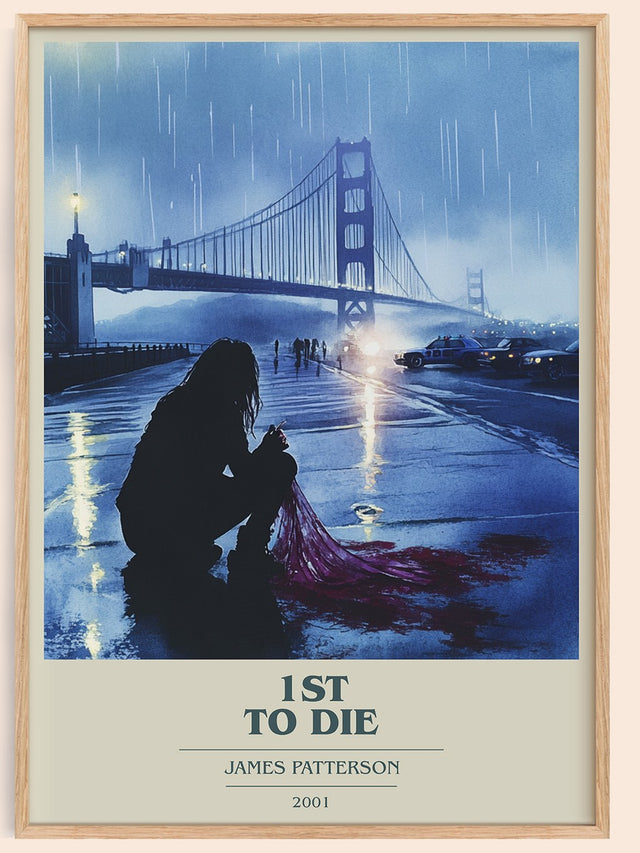 First To Die Book Cover Poster by James Patterson