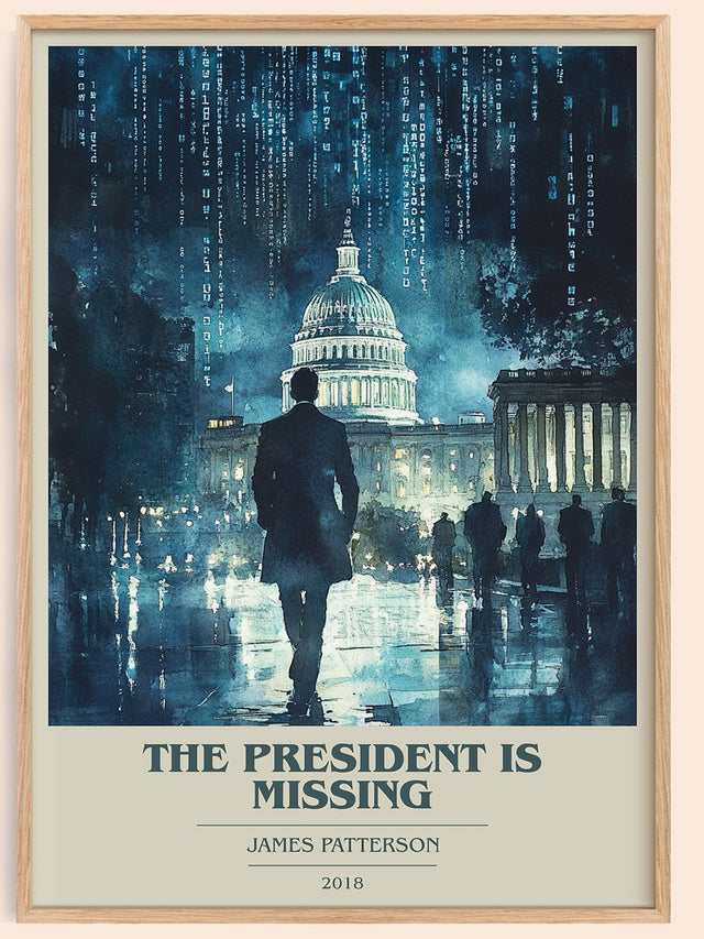 The President Is Missing Book Cover Poster by James Patterson