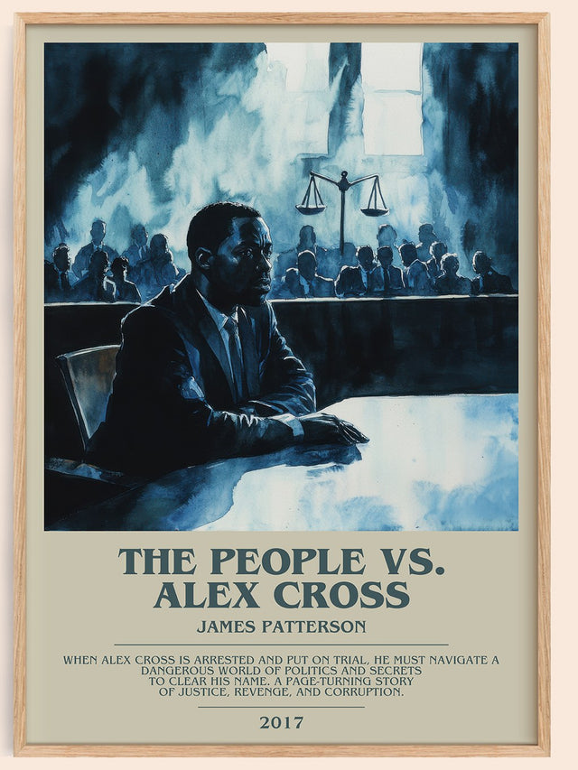 The People Vs. Alex Cross Bookish Wall Art by James Patterson