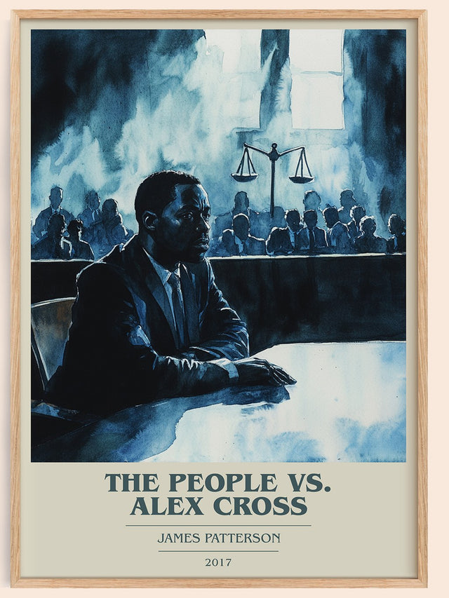 The People Vs. Alex Cross Book Cover Poster by James Patterson