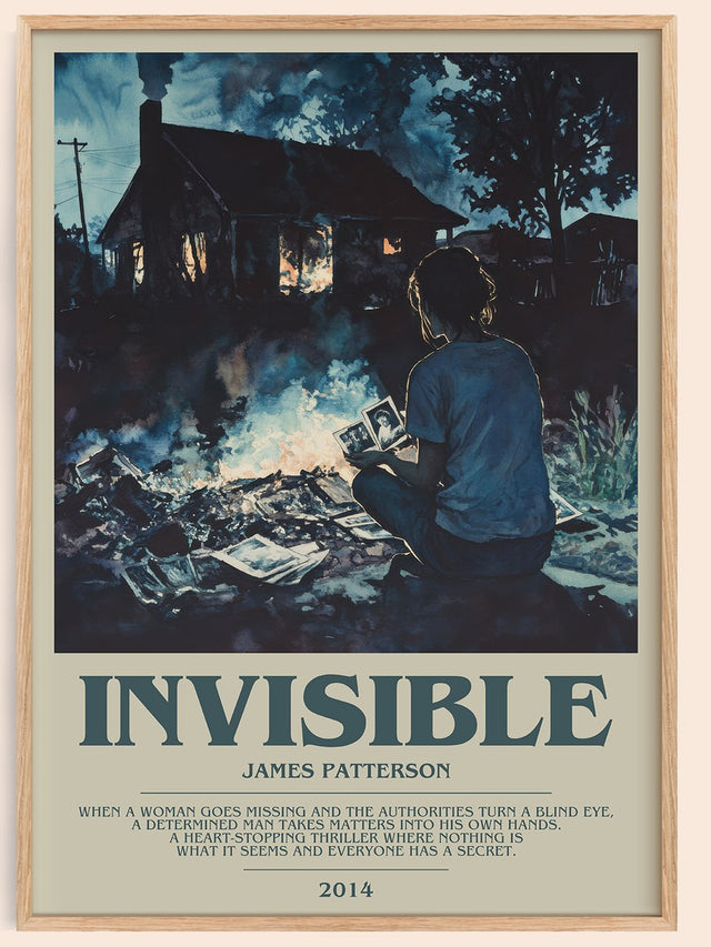 Invisible Bookish Wall Art by James Patterson