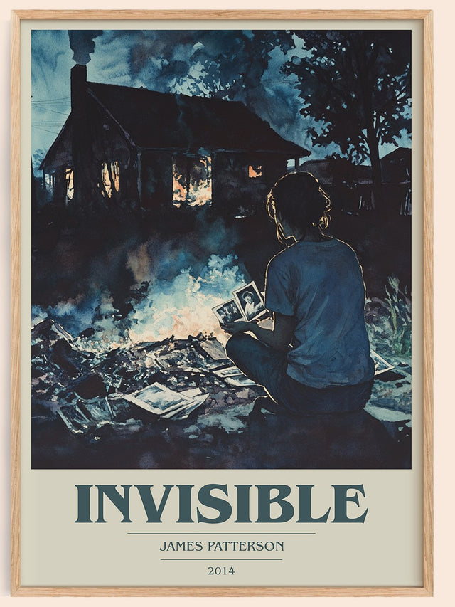 Invisible Book Cover Poster by James Patterson