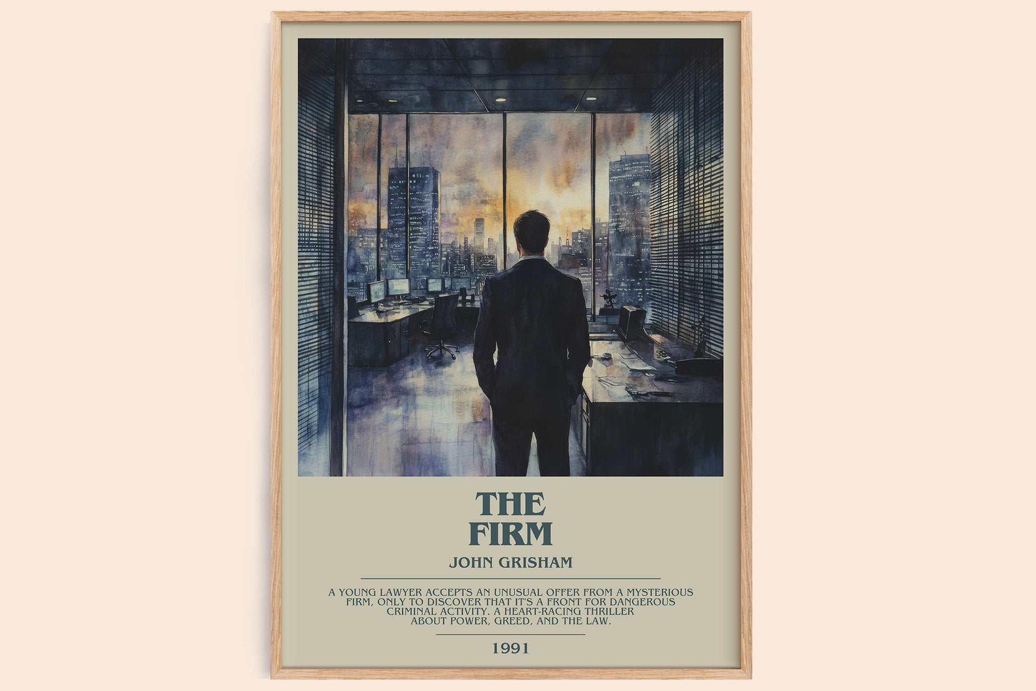 The Firm Bookish Wall Art by John Grisham