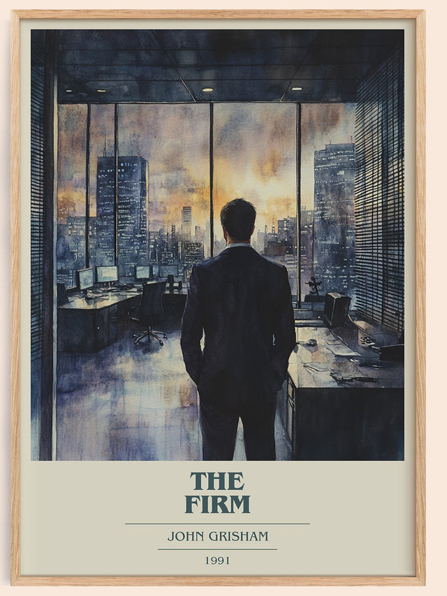 The Firm Book Cover Poster by John Grisham